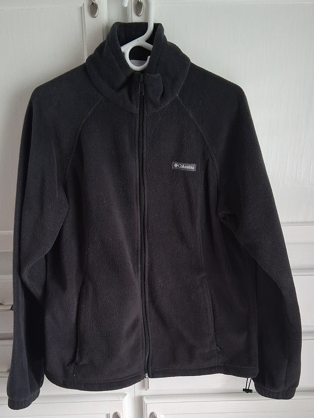 Columbia Black Lightweight Full-Zip Fleece Jacket